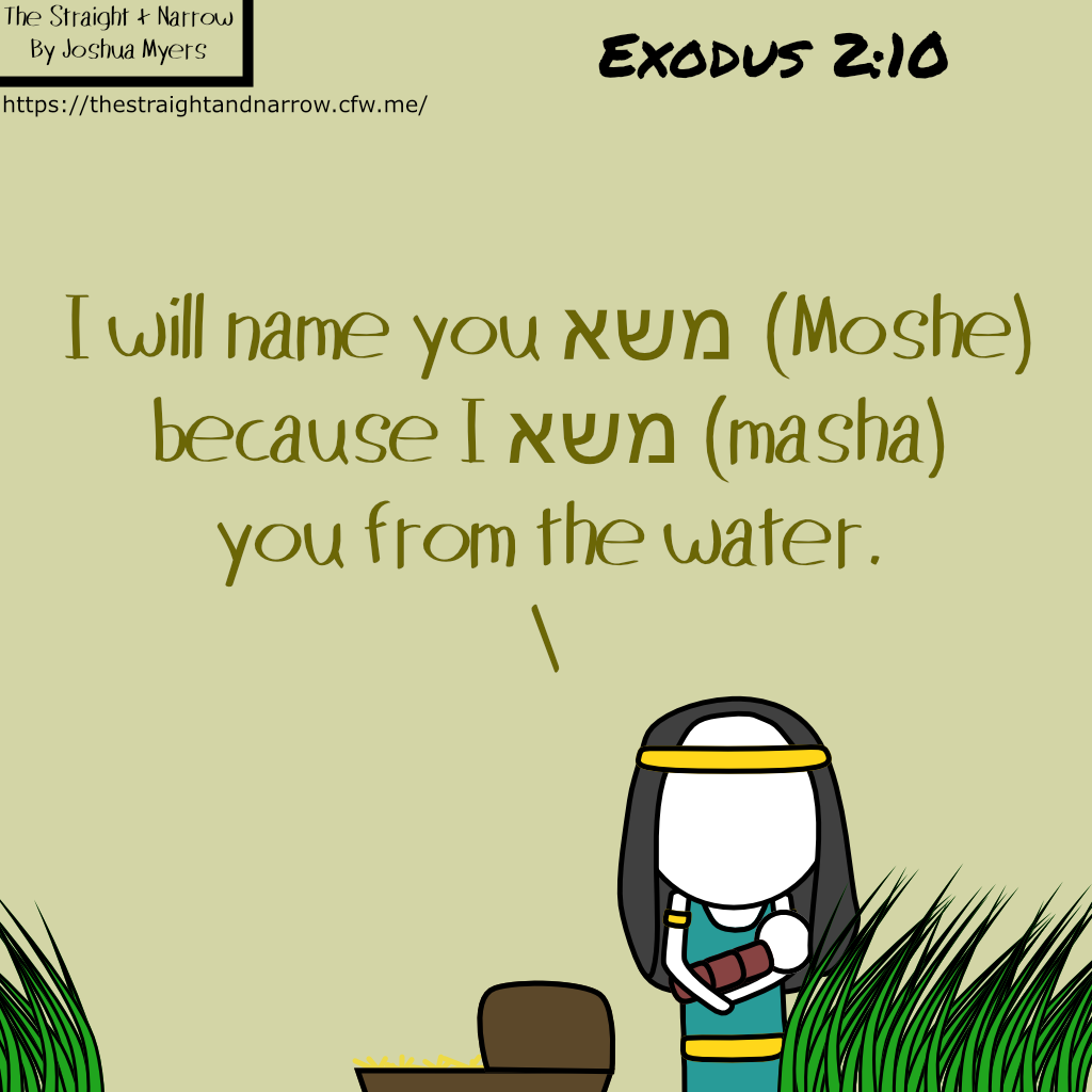 The Straight + Narrow - Exodus 2:10