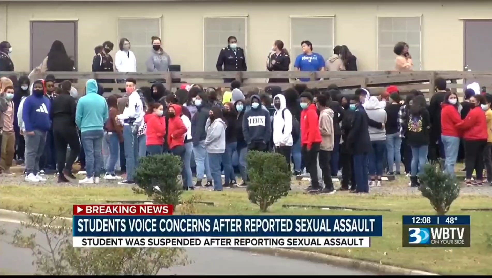 Outraged Students at Hawthorne Academy Stage Massive Walkout to Protest Classmates's Bewildering Suspension For Reporting Sexual Assault In Schools Restroom - School Board Remains Silent