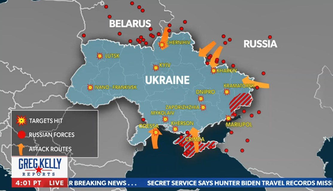 US Expects Kyiv to Fall in 96 Hours by the Weekend After Russian Forces Seize Chernobyl