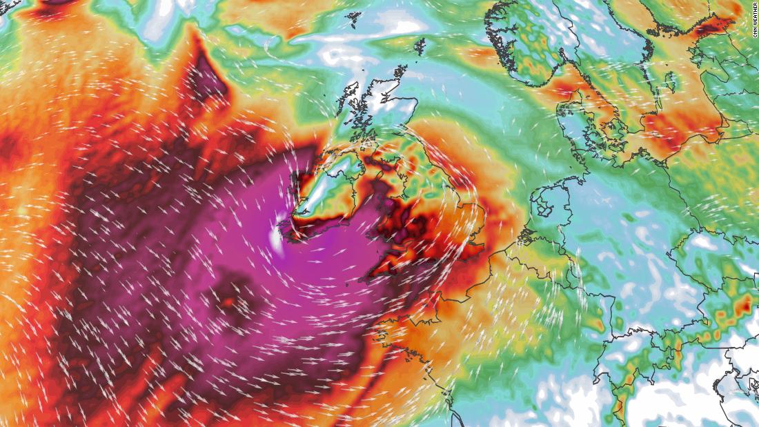 Eunice: Rare threat-to-life warning issued as back-to-back storms hammer the UK - CNN