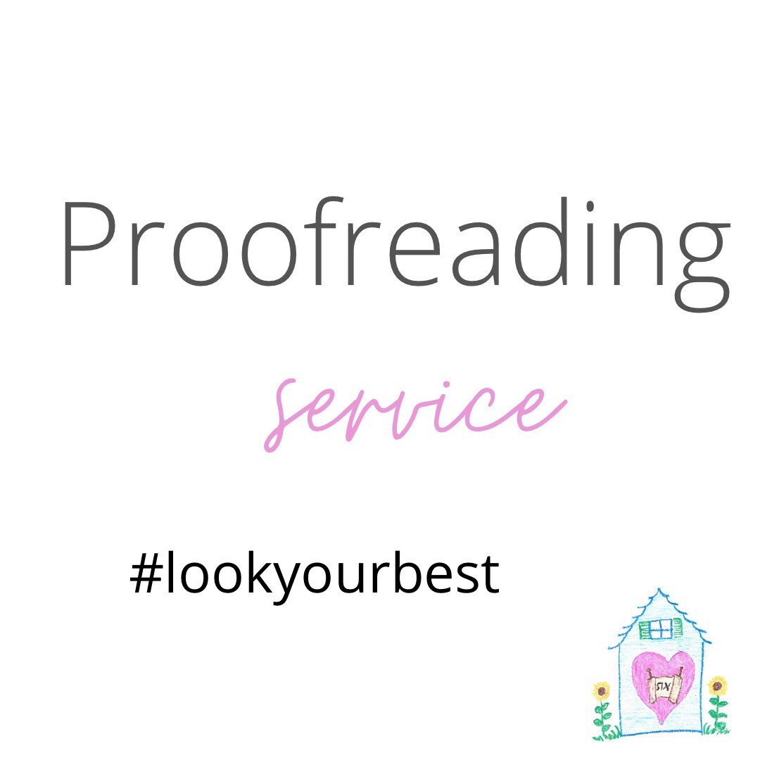 Proofreading - Store - Torah Family Living