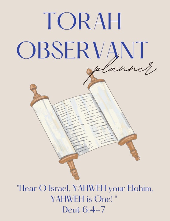 Torah Observant Agenda - Etsy