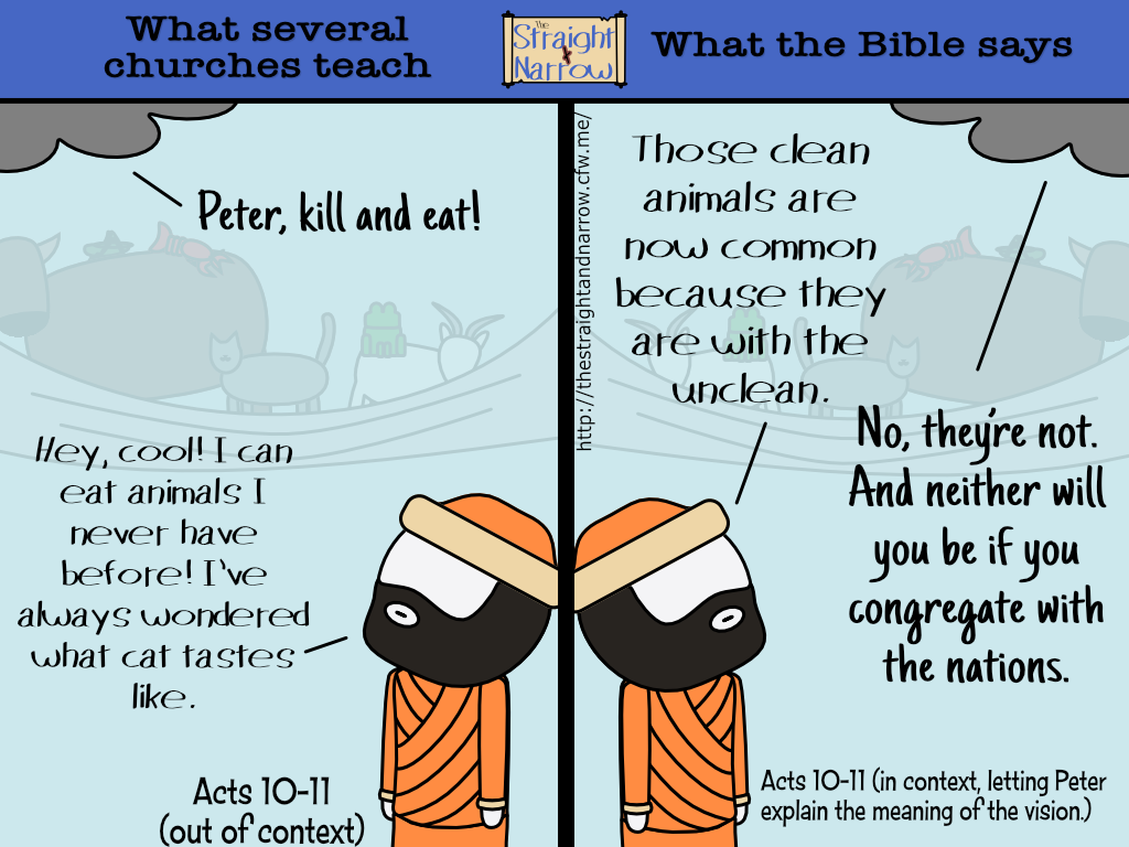 The Straight + Narrow - Church vs. Bible #076 - 2nd CvB reimagined: Kill and eat