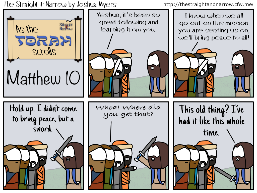 The Straight + Narrow - As The Torah Scrolls: Matthew 10
