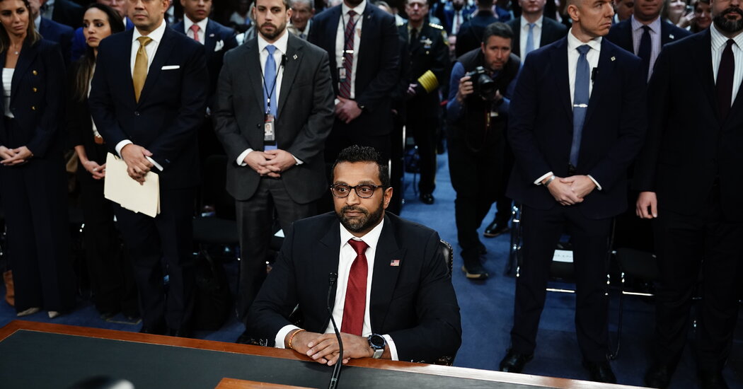 Kash Patel to Face Senators at Confirmation Hearing: FBI Nominee Live Updates - The New York Times