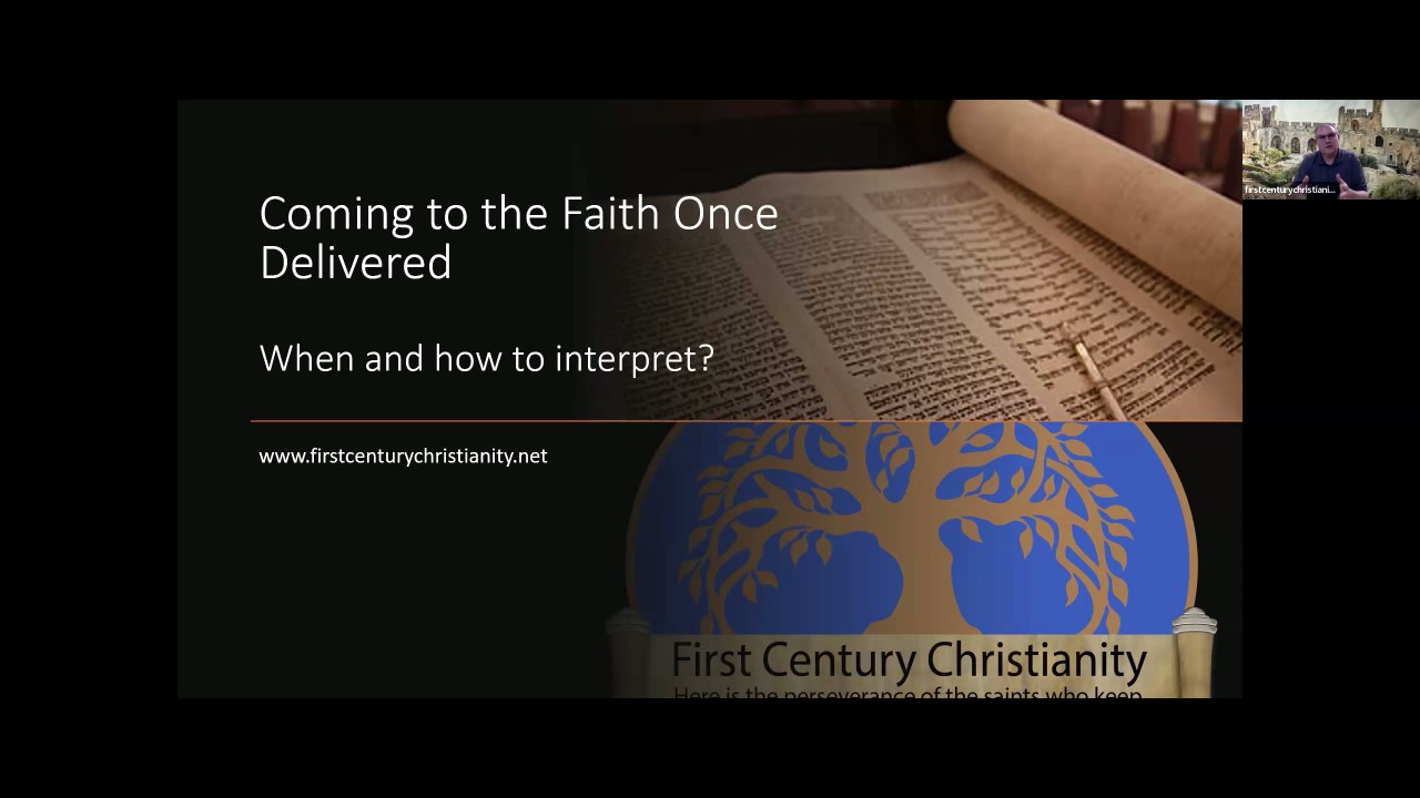 When and How to Interpret Scripture - First Century Christianity