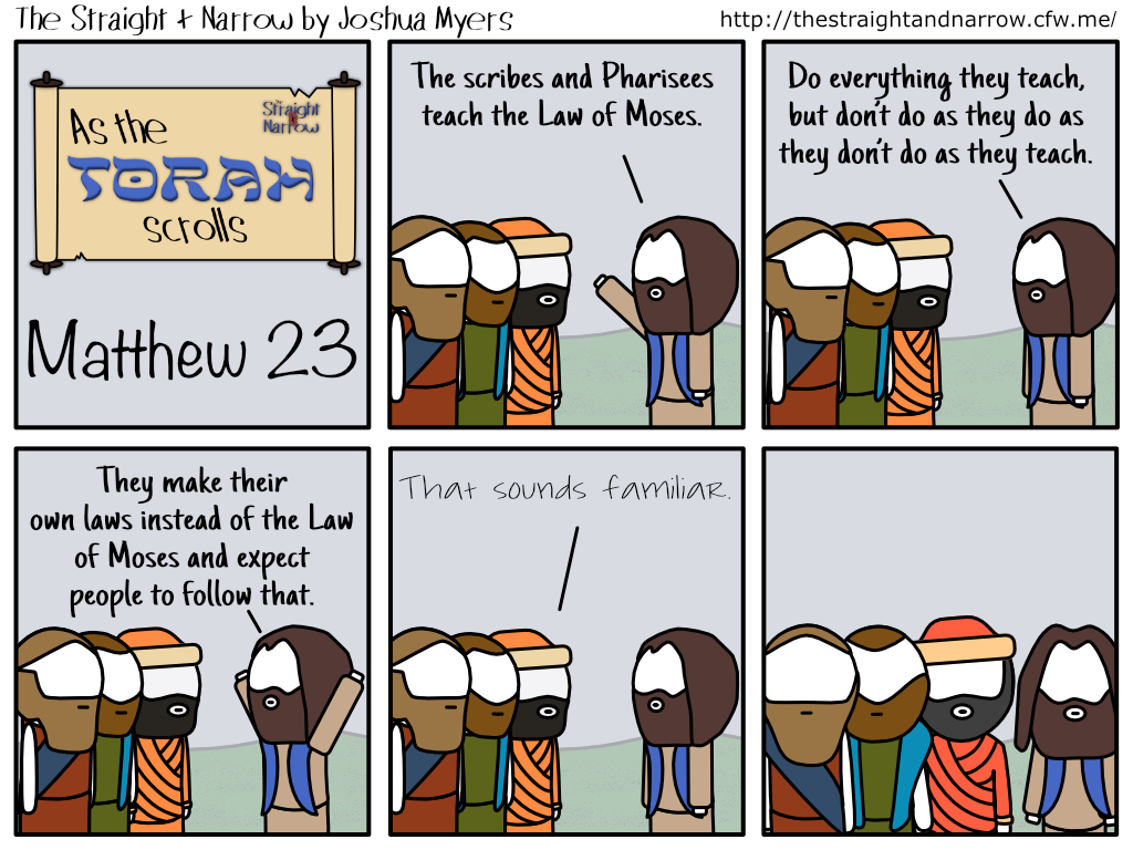 The Straight + Narrow - As The Torah Scrolls: Matthew 23