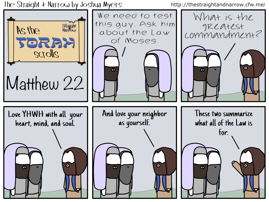 The Straight + Narrow - As The Torah Scrolls: Matthew 22