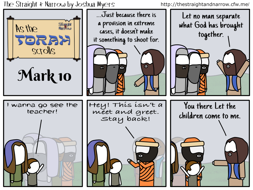 The Straight + Narrow - As The Torah Scrolls: Mark 10