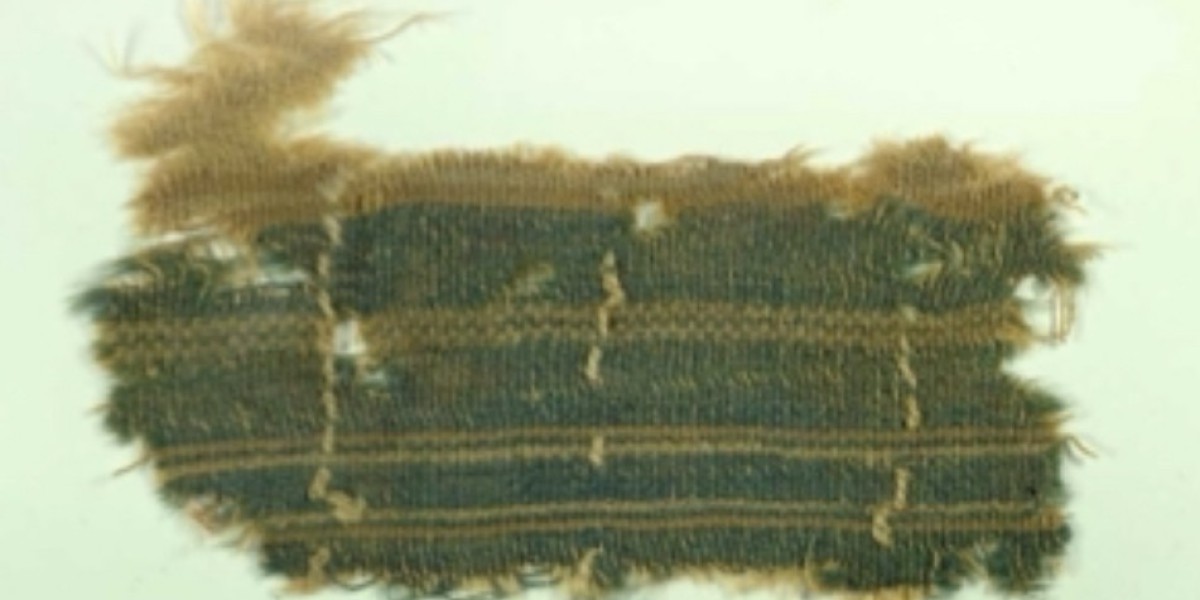 LOST "BIBLICAL BLUE" DYE POSSIBLY FOUND IN ANCIENT FABRIC