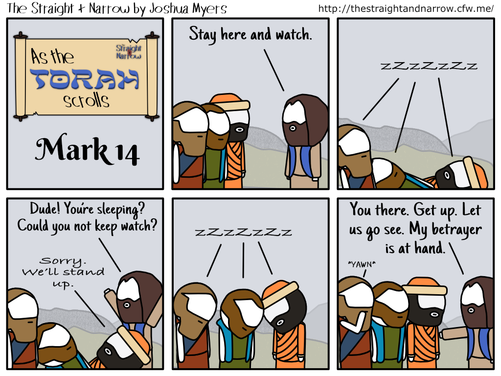 The Straight + Narrow - As The Torah Scrolls: Mark 14