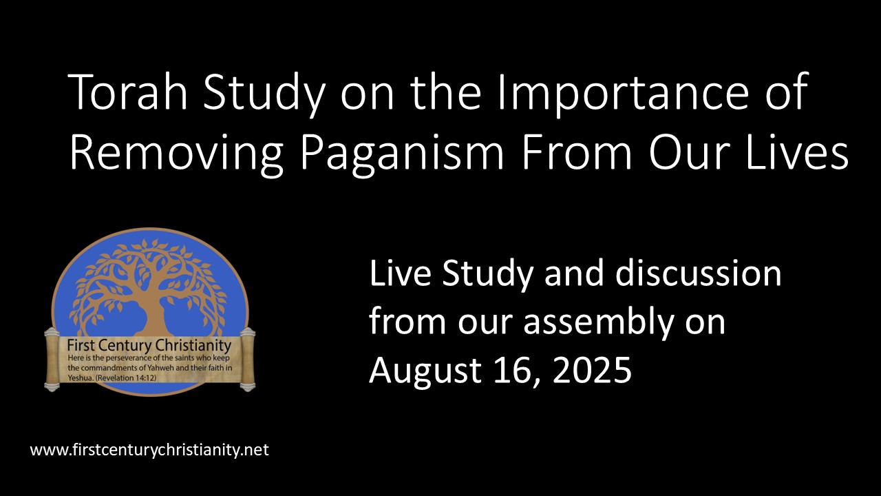 Getting Rid of the Pagan Stuff - First Century Christianity