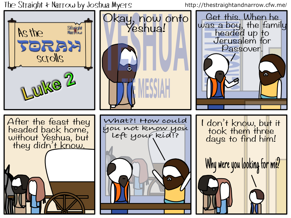 The Straight + Narrow - As The Torah Scrolls: Luke 2