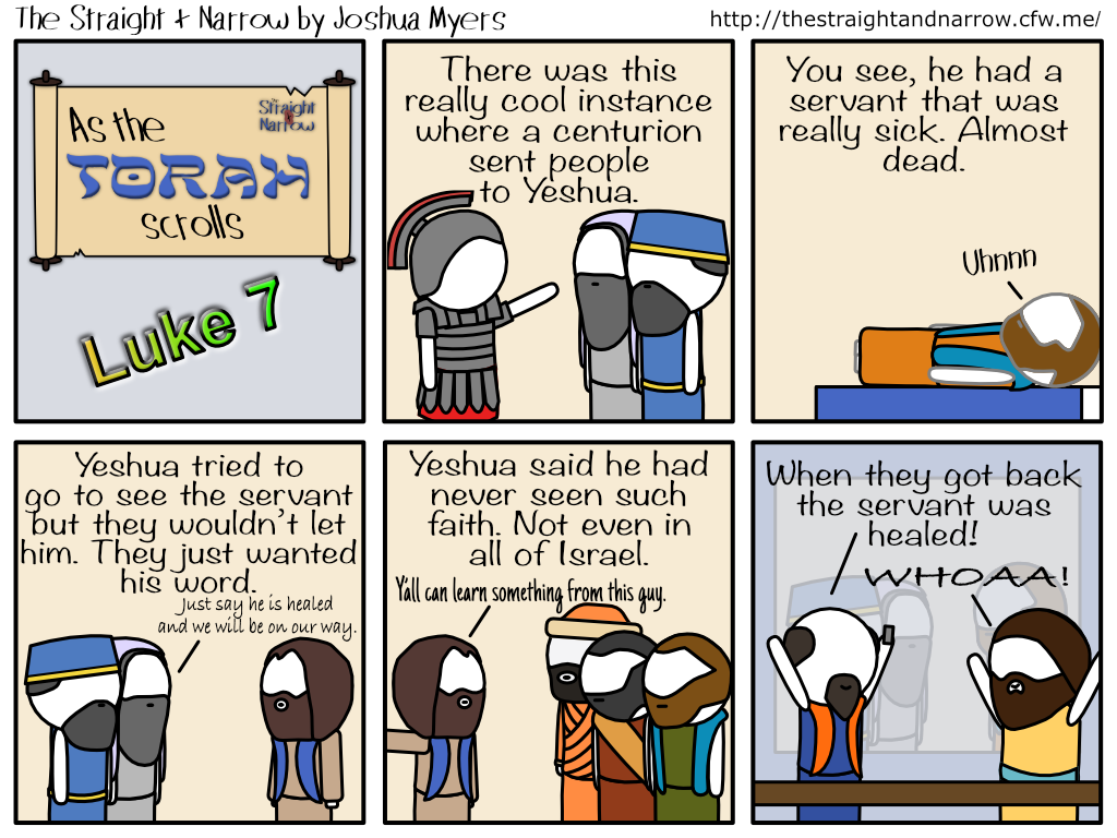 The Straight + Narrow - As The Torah Scrolls: Luke 7