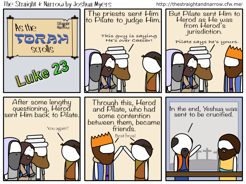 The Straight + Narrow - As The Torah Scrolls: Luke 23